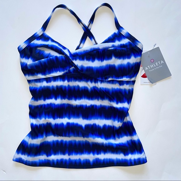 Athleta Del Mar Twister Tankini 32 D/DD - Picture 2 of 8